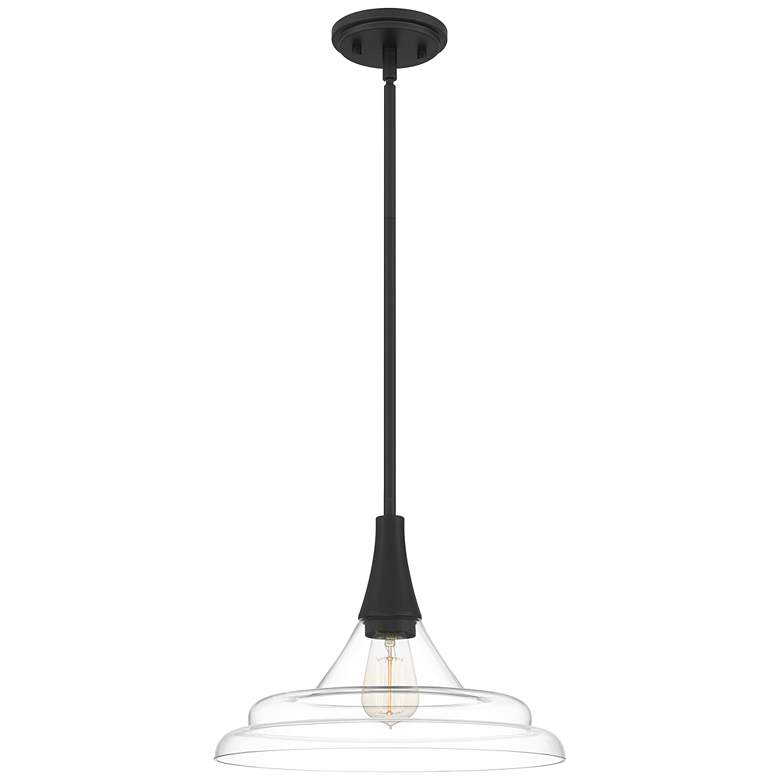 Grayton 1-Light Matte Black Pendant