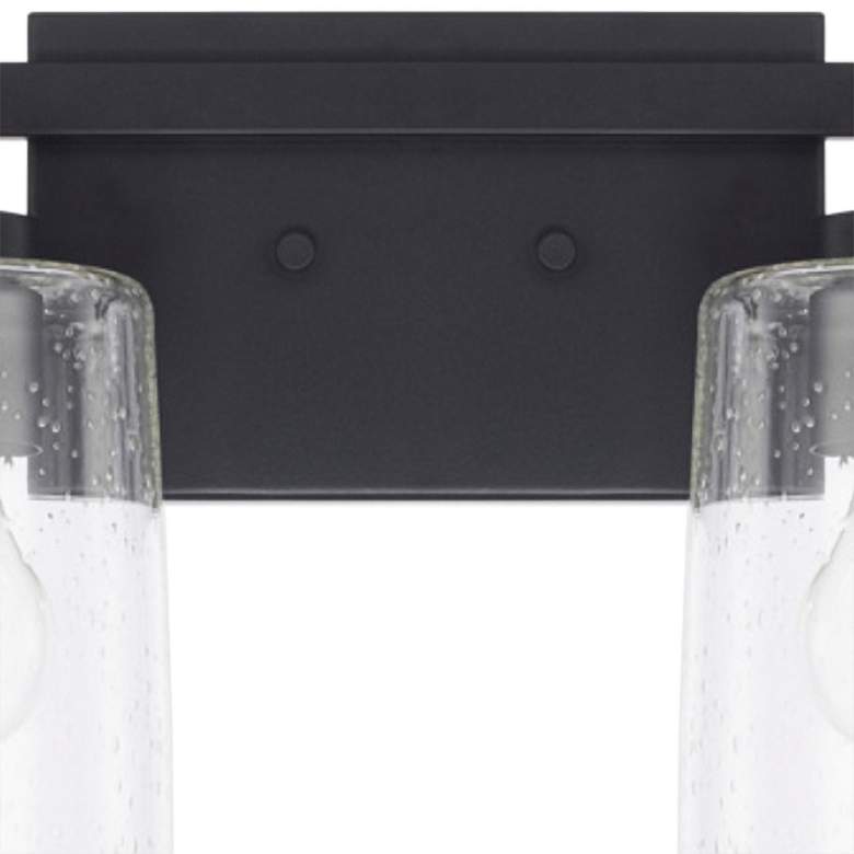 Greyson 34 1/2" Wide Matte Black 4-Light Vanity Bath Light