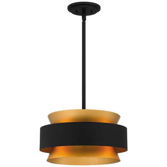 Hagley 3-Light Earth Black Pendant