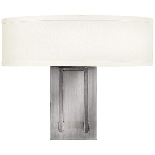 Hampton 15" Wide Antique Nickel Wall Sconce by Hinkley