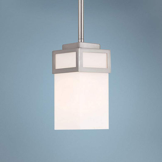 Harding 4 1/2" Wide Brushed Nickel Mini Pendant