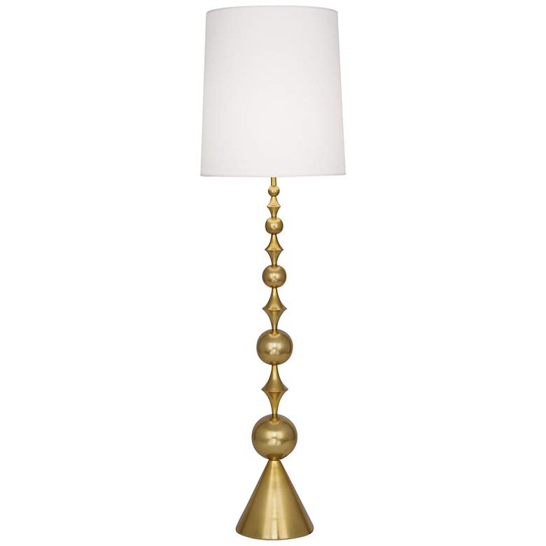 Harlequin Floor Lamp in Antique Brass by Jonathan Adler