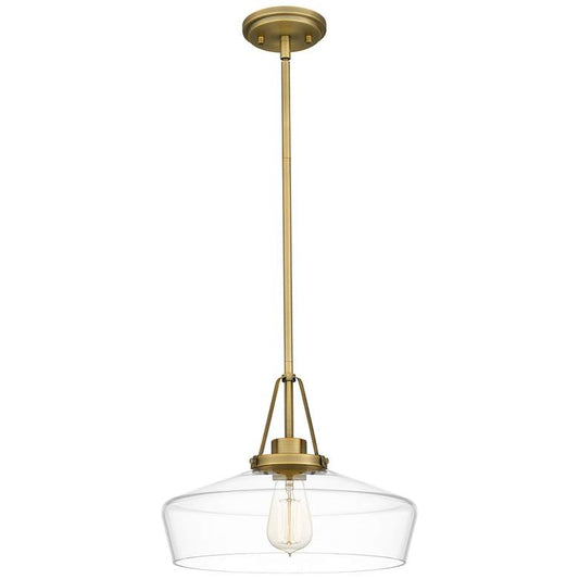 Haven 1-Light Aged Brass Pendant