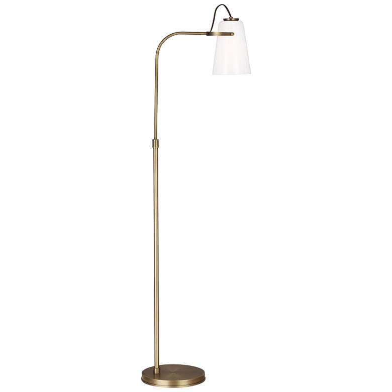 Hazel Time Worn Brass LED Floor Lamp by Ralph Lauren