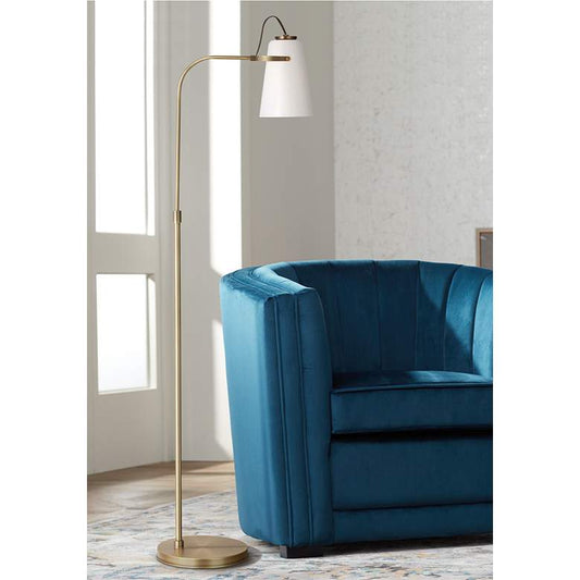 Hazel Time Worn Brass LED Floor Lamp by Ralph Lauren