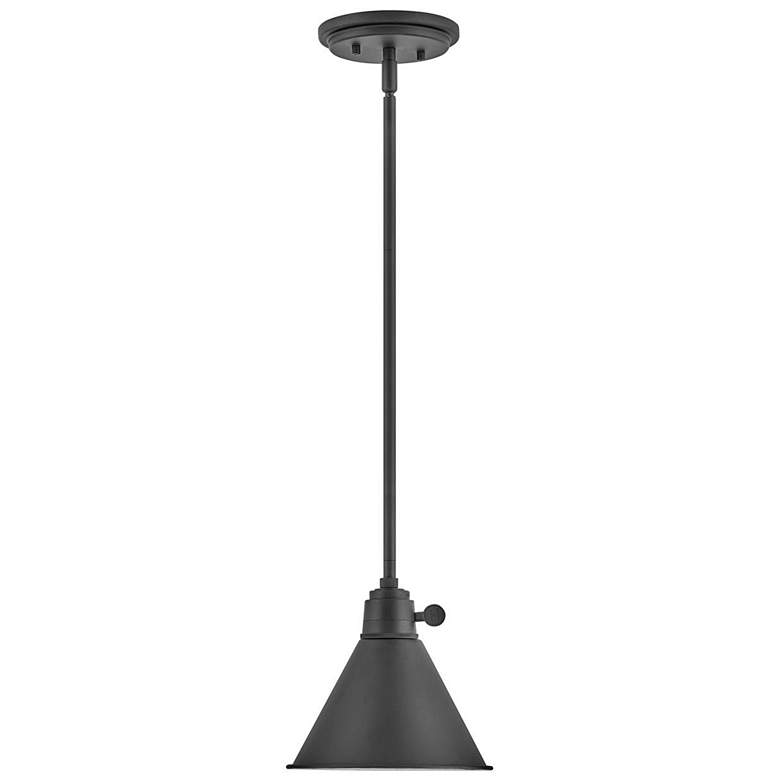 Hinkley Arti Small 1 Light Black Pendant