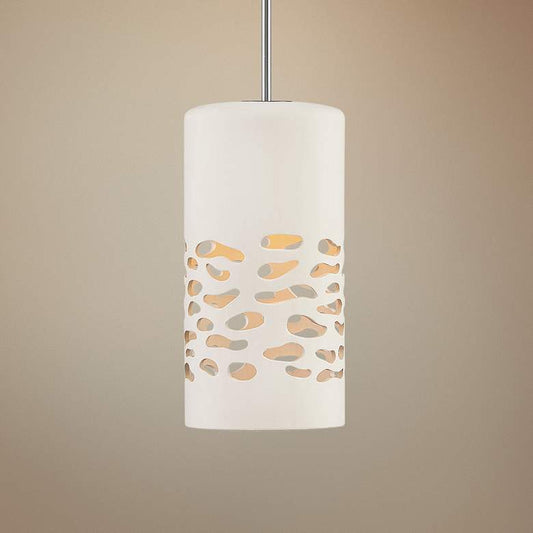 Hinkley Calder 7 3/4" Wide White Ceramic Mini Pendant Light