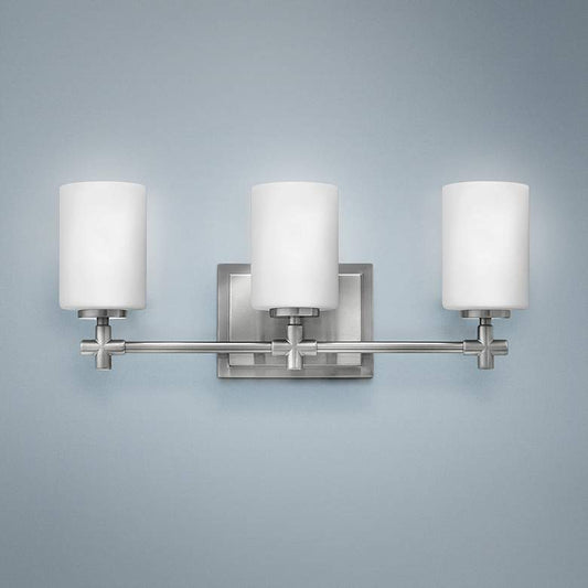 Hinkley Laurel 19 1/2"W Nickel 3-Light Bath Light