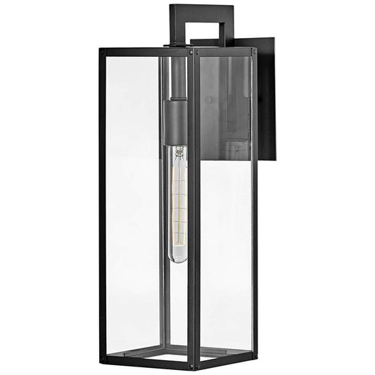 Hinkley Max 18 1/2" High Black Outdoor Wall Light