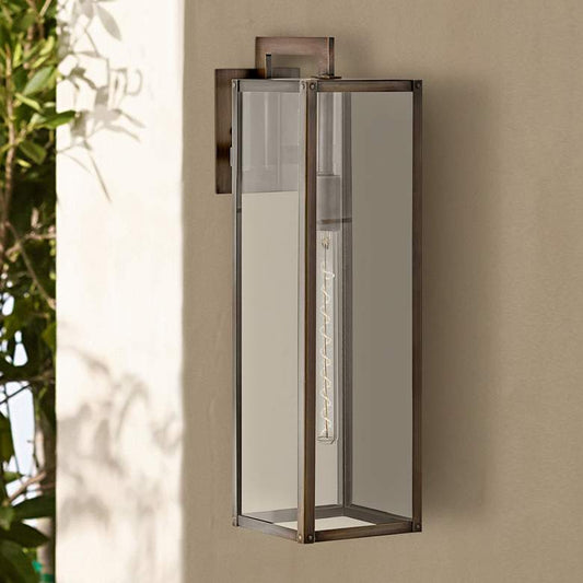 Hinkley Max 25" High Burnished Bronze Outdoor Wall Light