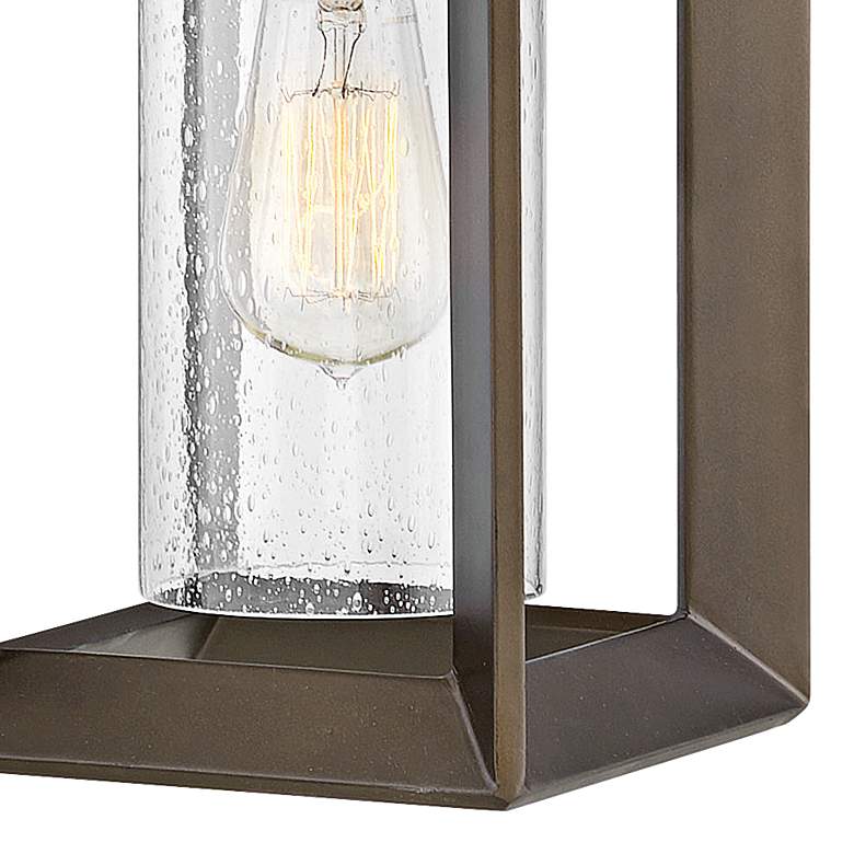 Hinkley Rhodes 7 1/4" Wide Rectangular Bronze Outdoor Mini Pendant