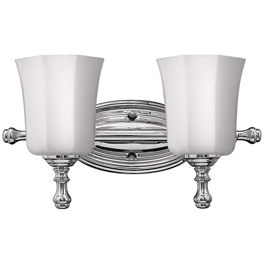 Hinkley Shelly 16" Wide Chrome Bathroom Light