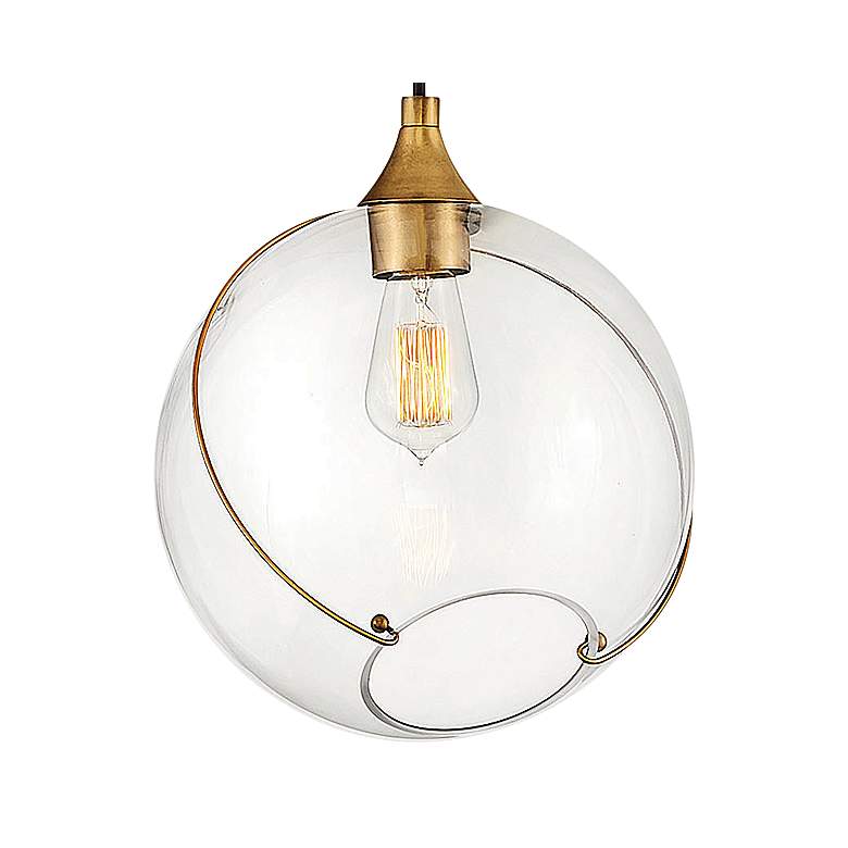 Hinkley Skye 10 3/4" Wide Heritage Brass Mini Pendant Light