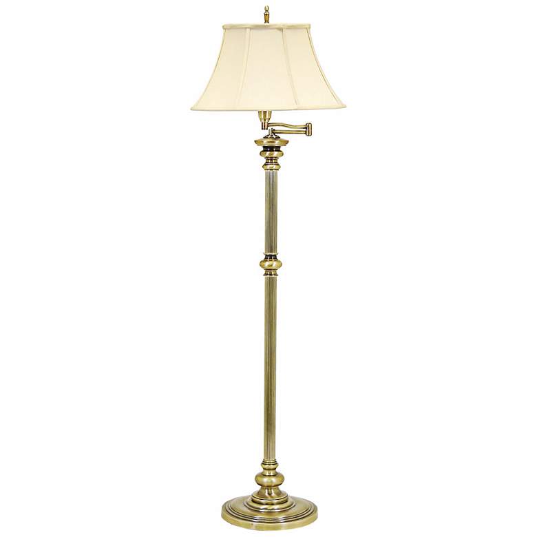 House of Troy Newport Swing Arm Floor Lamp