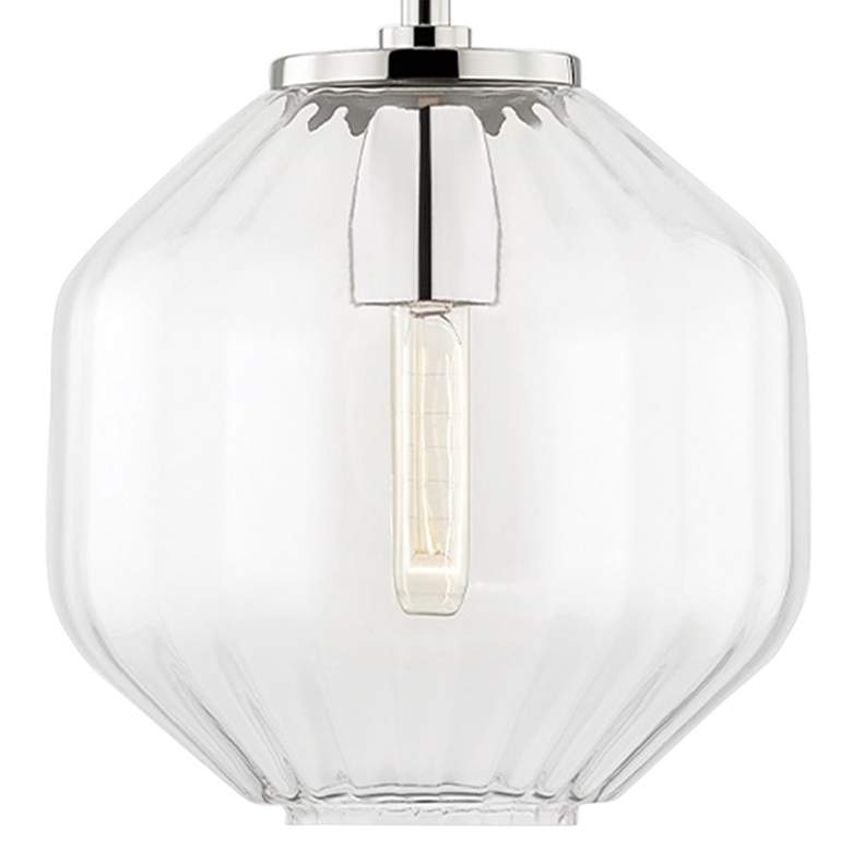 Hudson Valley Bennett 9" Wide Polished Nickel Mini Pendant