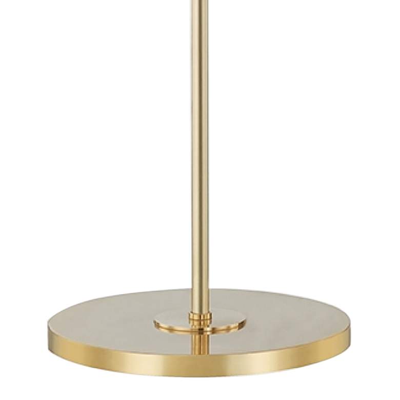 Hudson Valley Dorset Aged Brass Floor Lamp