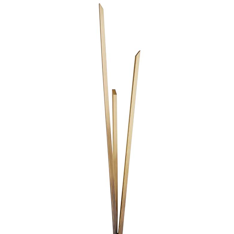 Hudson Valley Gansevoort Gradient Brass LED Floor Lamp