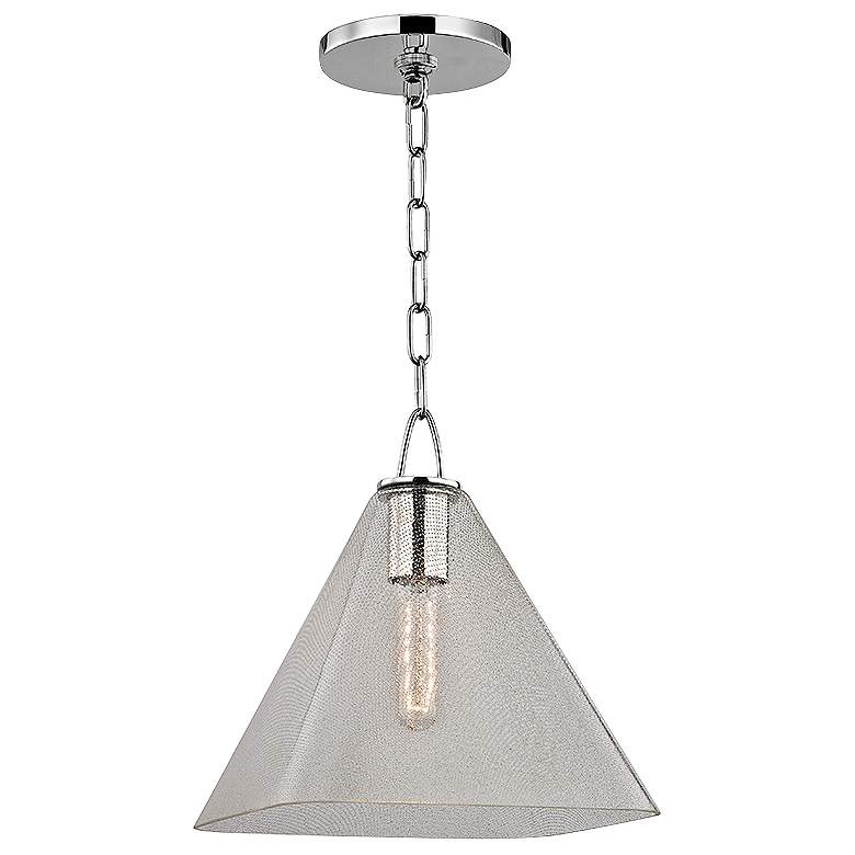 Hudson Valley Sanderson 11"W Polished Nickel Mini Pendant