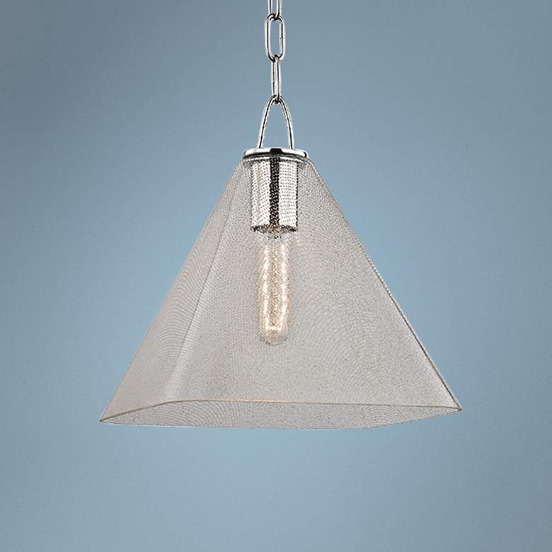 Hudson Valley Sanderson 11"W Polished Nickel Mini Pendant