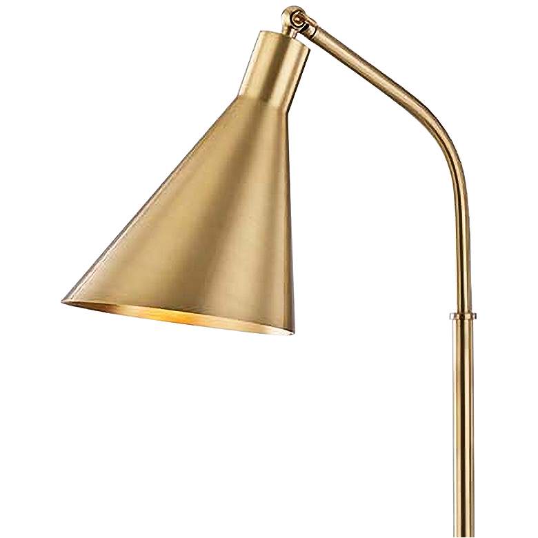 Hudson Valley Stanton Aged Brass Metal Floor Lamp