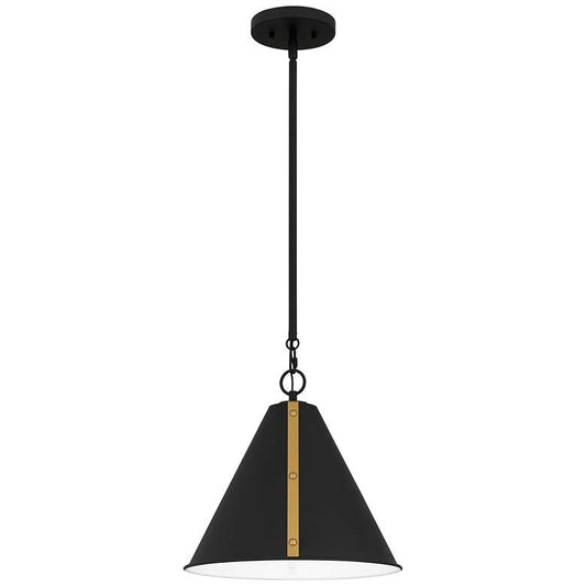 Hyde 1-Light Matte Black Mini Pendant