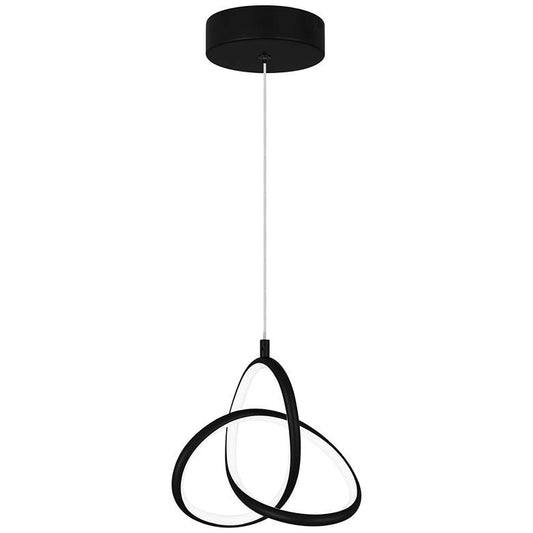 Illoria Integrated LED Matte Black Mini Pendant