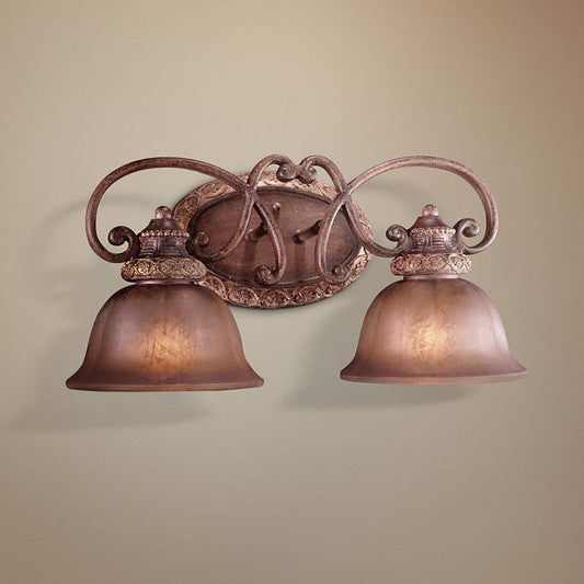 Illuminati Collection 20" Wide Bronze 2-Light Bath Light