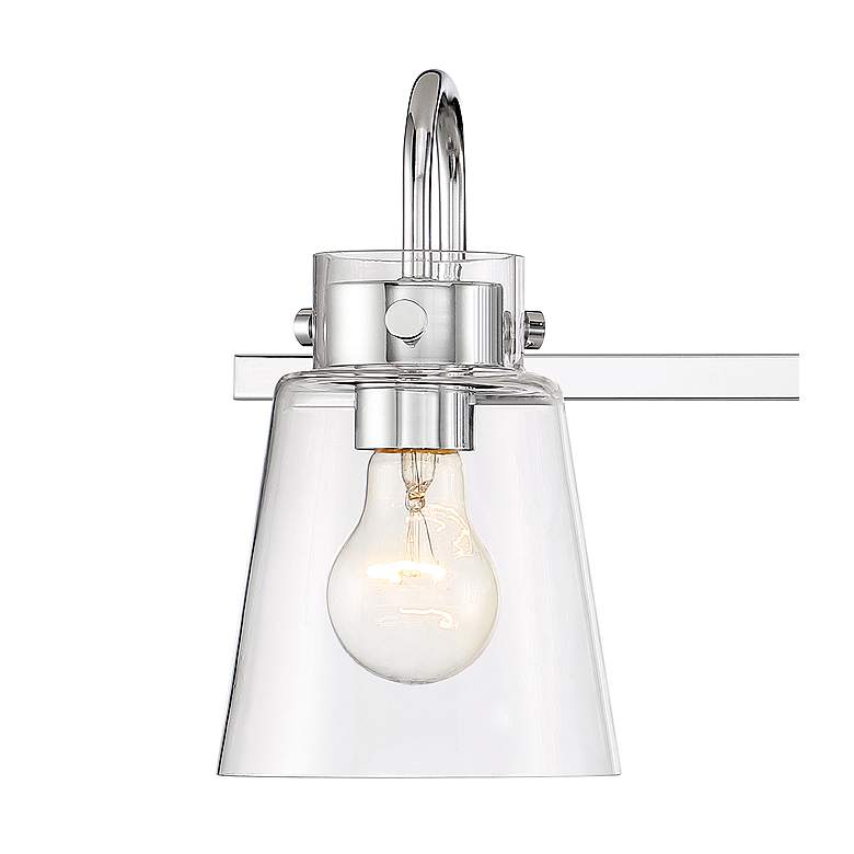 Inwood 24" Wide Chrome 3-Light Bath Light