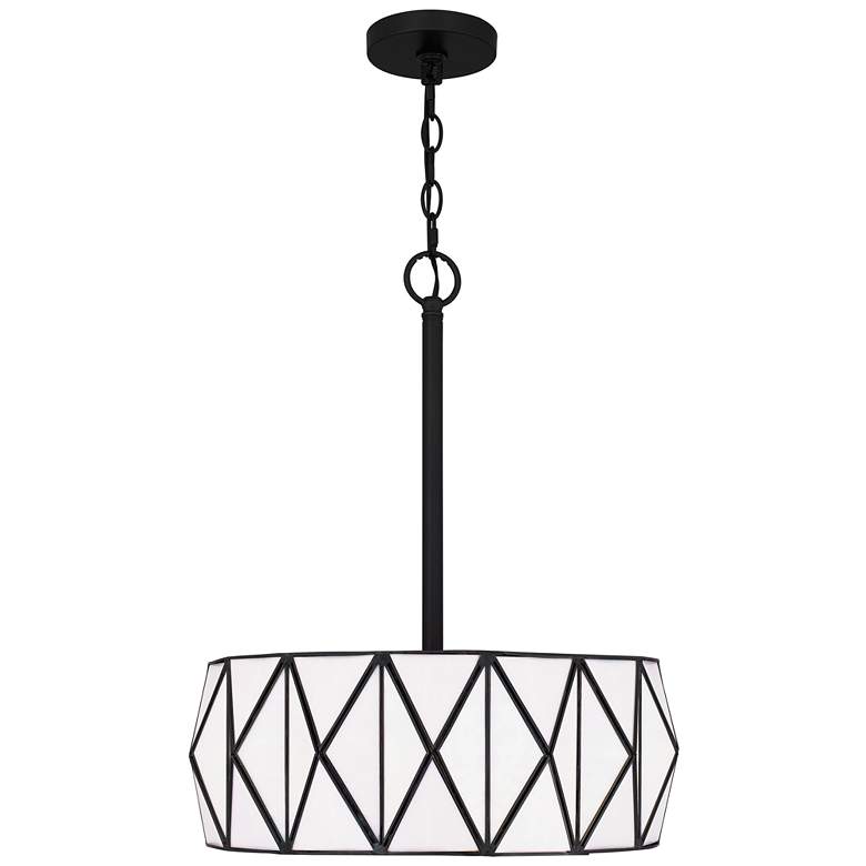 Jakarta 3-Light Matte Black Pendant