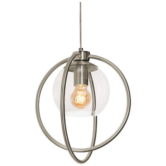 Jamie 12" Pendant - Satin Nickel
