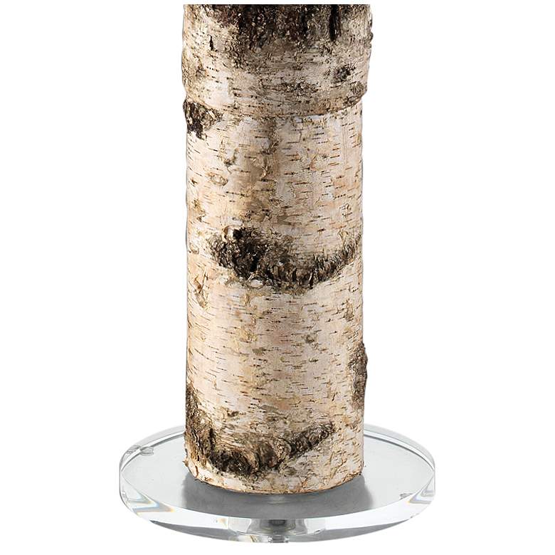 Jamie Young Forrester Birch Veneer Cylindrical Floor Lamp