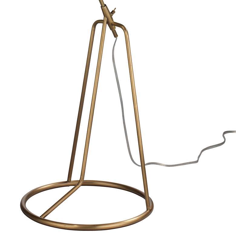 Jamie Young Franco Antique Brass Tripod Floor Lamp