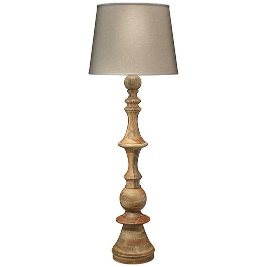 Jamie Young Low Country Budapest Natural Wood Floor Lamp