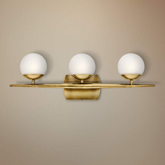 Jasper 24 1/2" Wide Natural 3-Light Halogen Bath Light