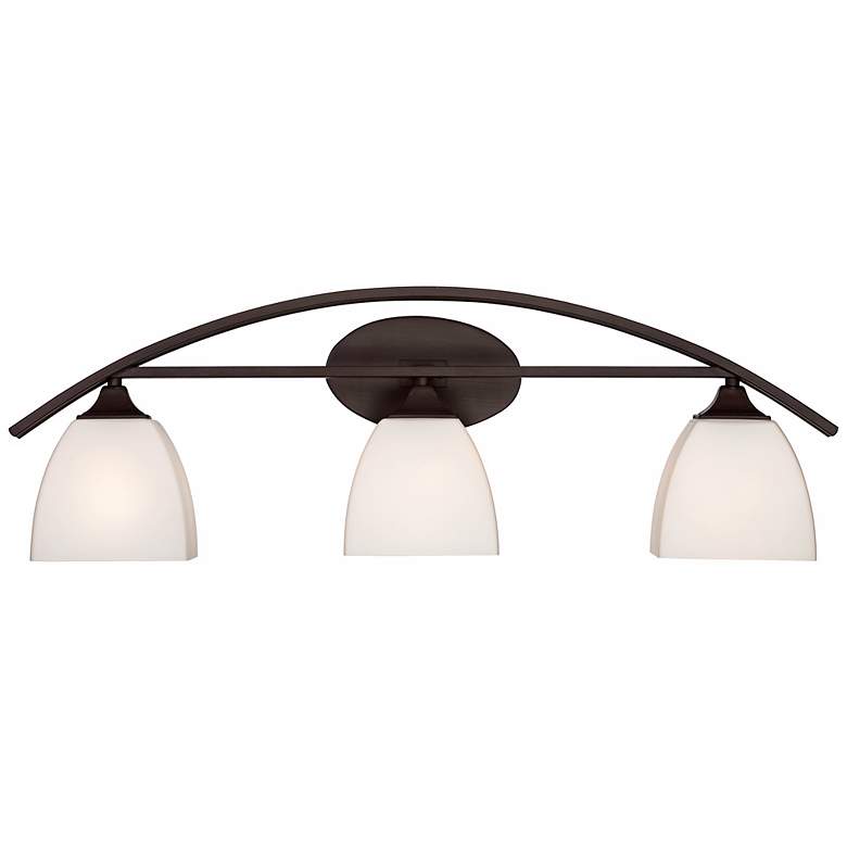 Jenisen Arch 29" Wide Bronze Bathroom Light
