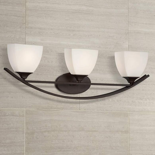 Jenisen Arch 29" Wide Bronze Bathroom Light