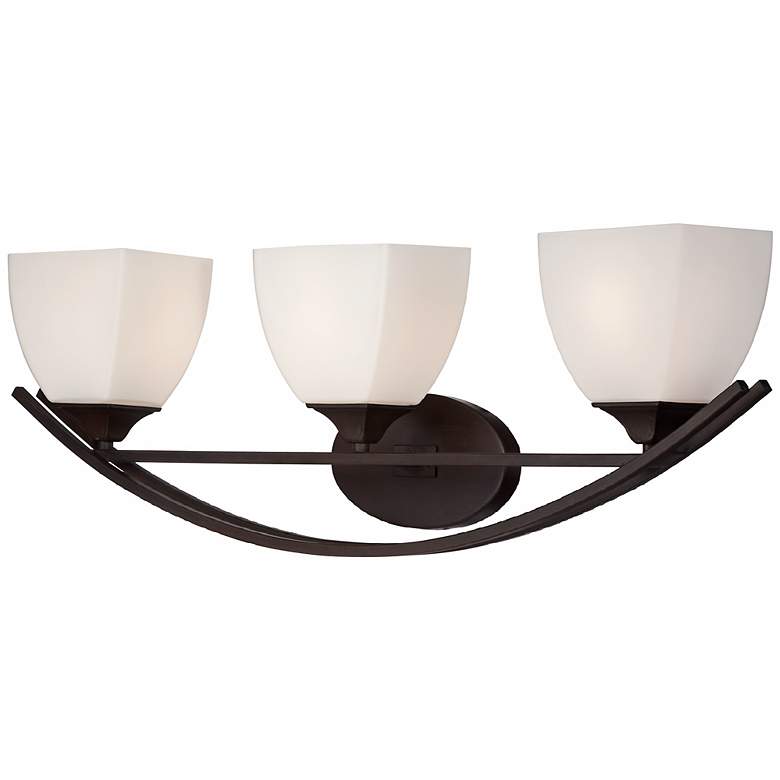 Jenisen Arch 29" Wide Bronze Bathroom Light