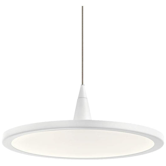 Jeno 9" Pendant White