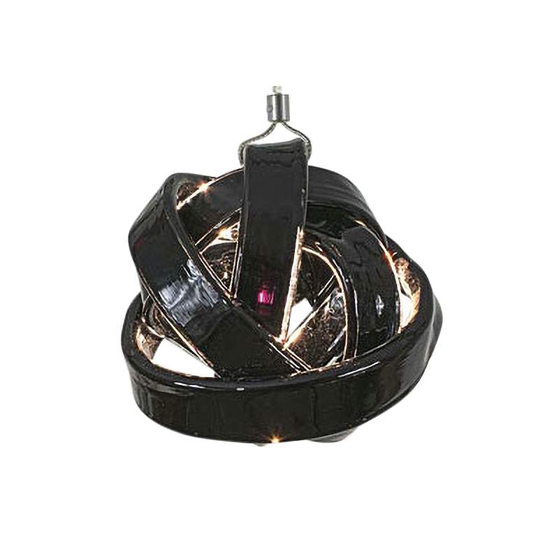 Jesco Envisage VI 6" Wide Glass Ribbon Mini Pendant