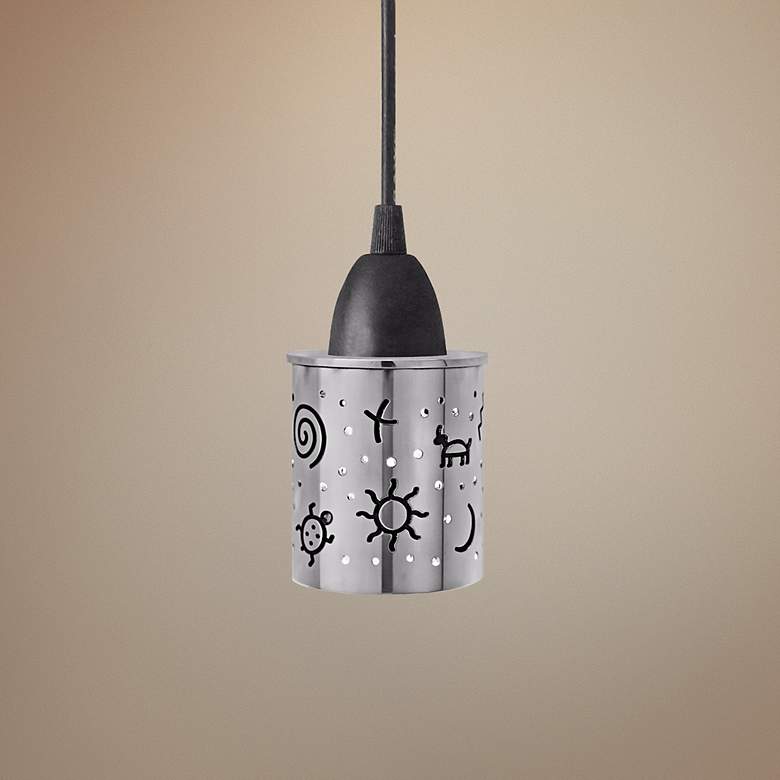 Jezebel Illuminart 3" Wide Southwest Symbols Mini Pendant