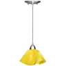 Jezebel Radiance™ Lily Gold Canary Yellow Glass Pendant