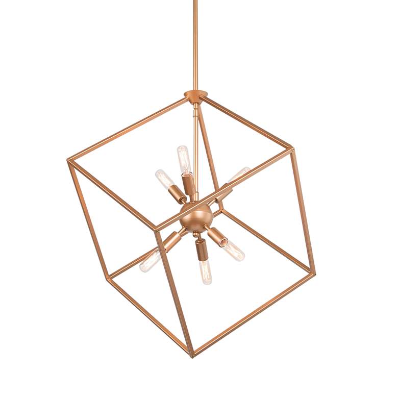 Jonas 20" Wide Gold 6-Light Chandelier
