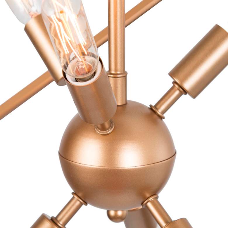 Jonas 20" Wide Gold 6-Light Chandelier