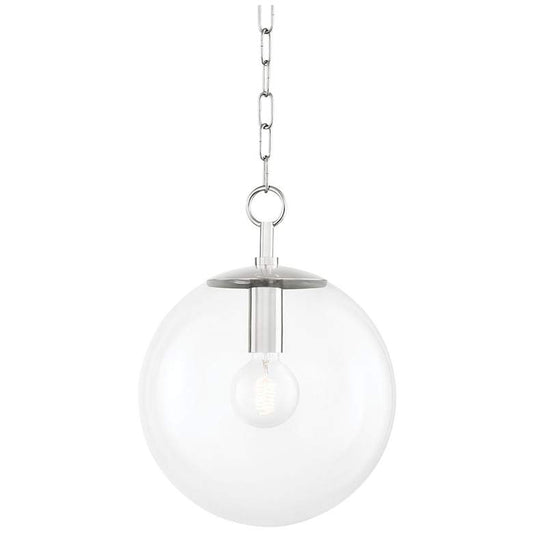 Juliana 1 Light Small Pendant - Polished Nickel