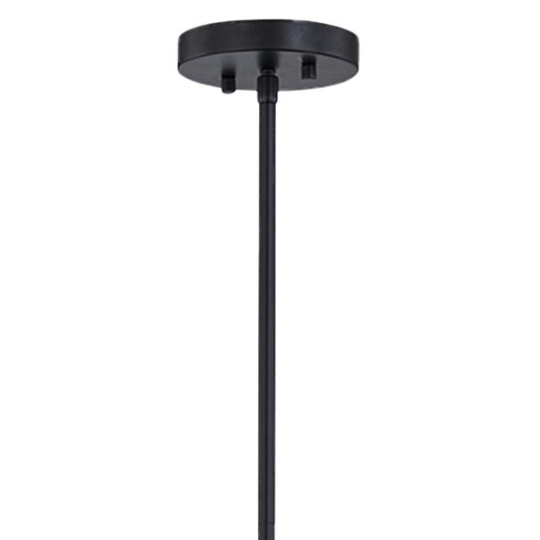 Justice Design Capitol 20" Wide Matte Black Pendant Light