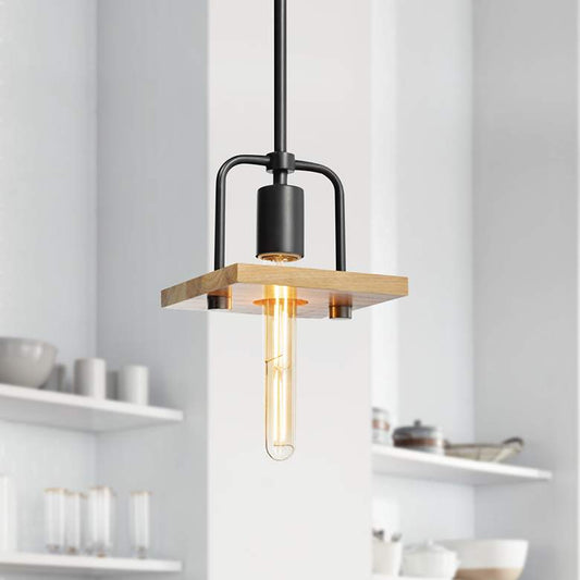 Justice Design Eco™ Loft 6"W Matte Black Mini Pendant