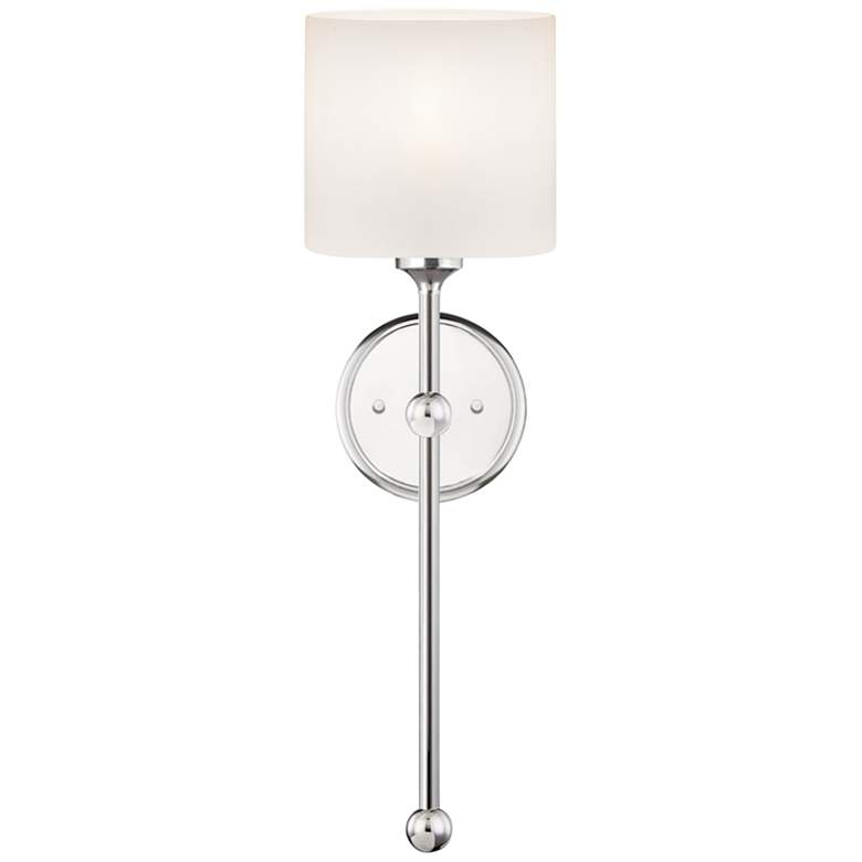 Justice Design Sequoia 22" High Polished Chrome Wall Sconce