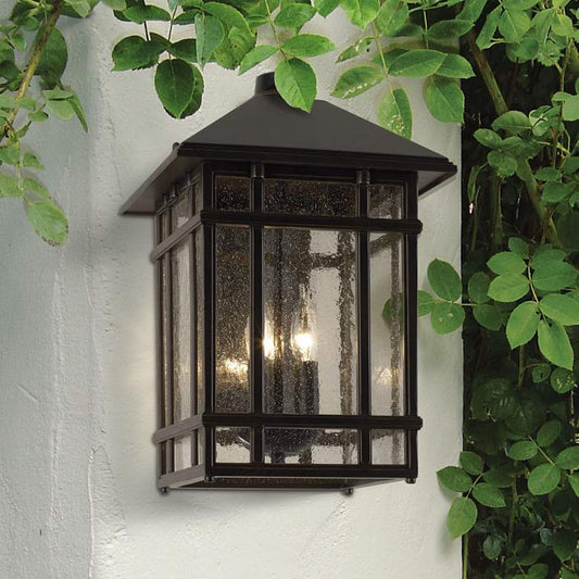 Kathy Ireland Sierra Craftsman 15" High Outdoor Wall Light