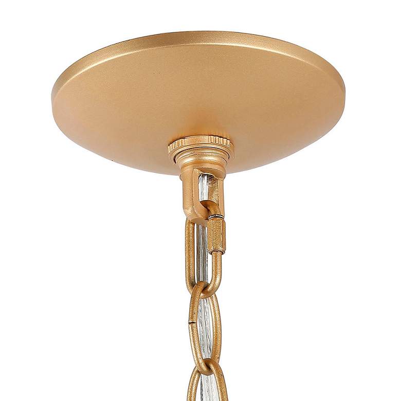 Kendall 19" Wide Gold 5-Light Chandelier