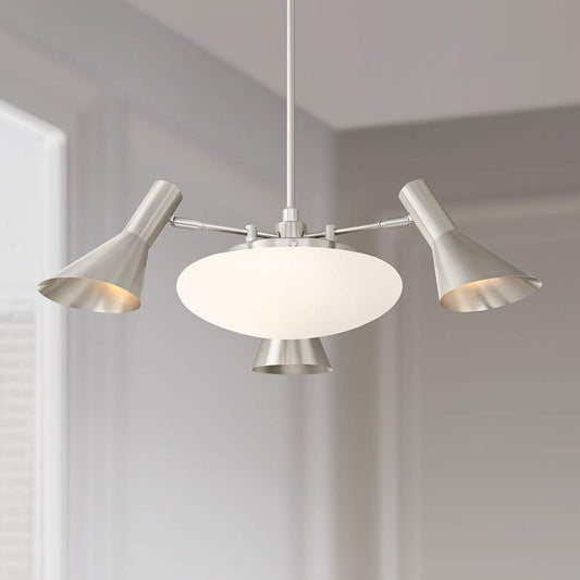 Kendry 51"W Brushed Nickel 5-Light Spotlight Pendant